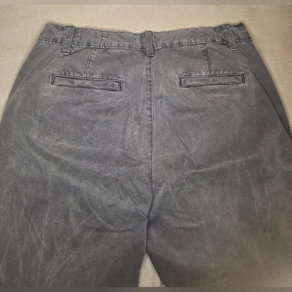 NWOT Gap Girlfriend Twill Stripe Chinos - Gray - Size 6 - Picture 4 of 4